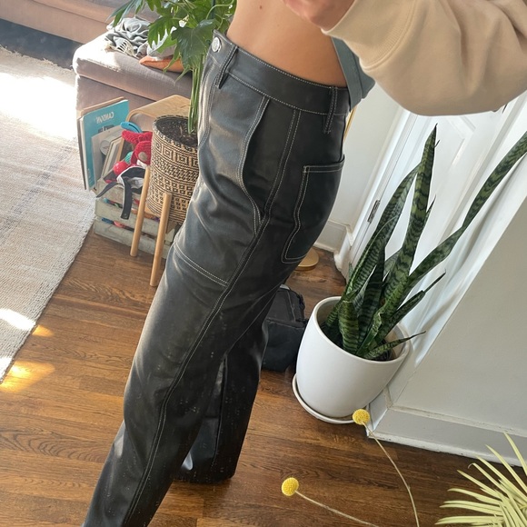 Wilfred faux leather utility pants - Picture 5 of 7